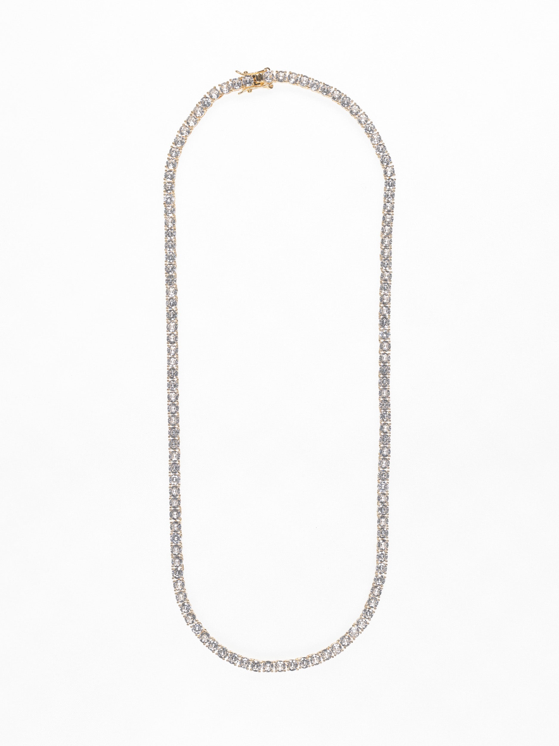 Cadena Tennis 5MM - Oro Blanco