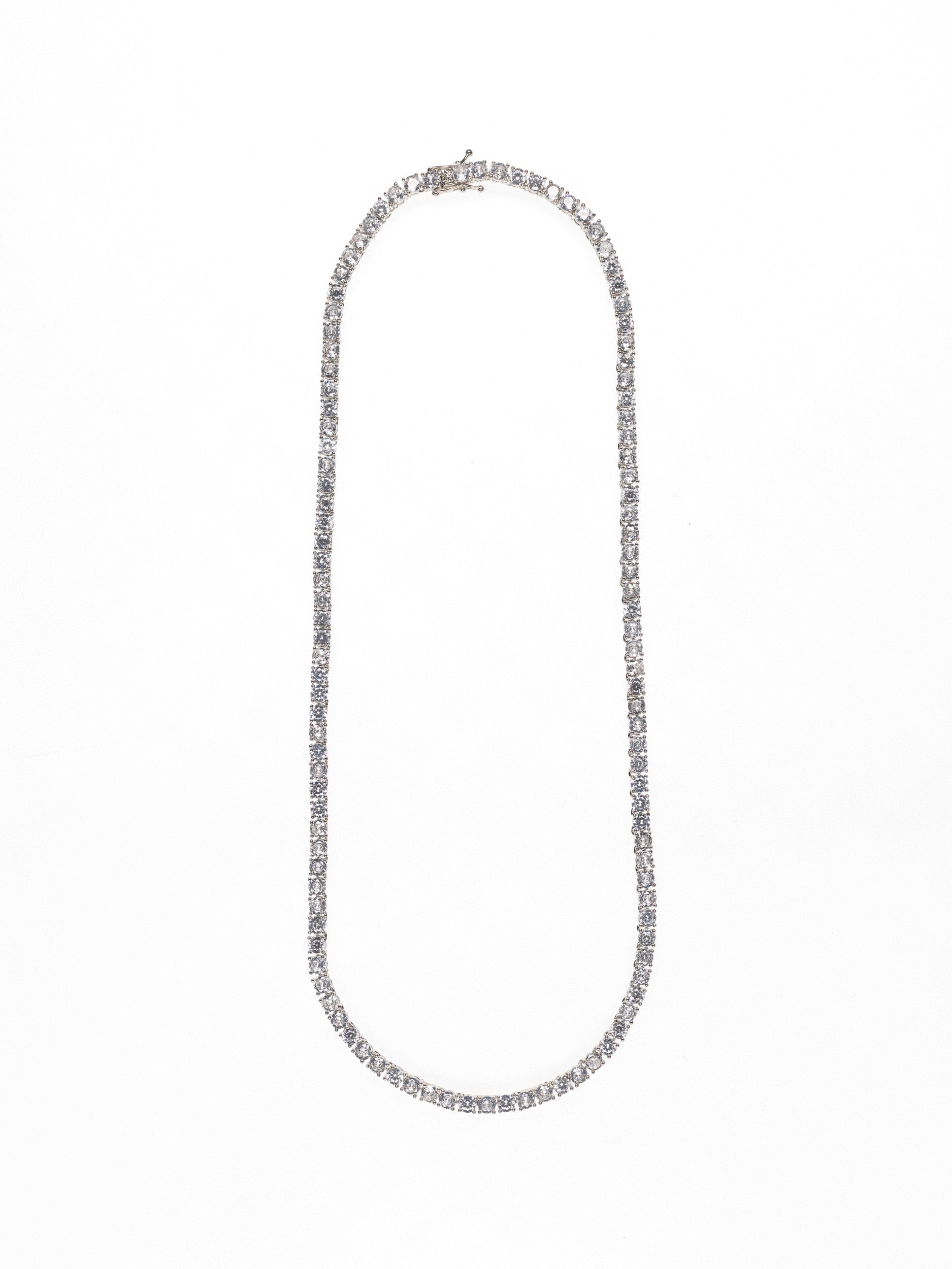 Cadena Tennis 4MM - Oro Blanco