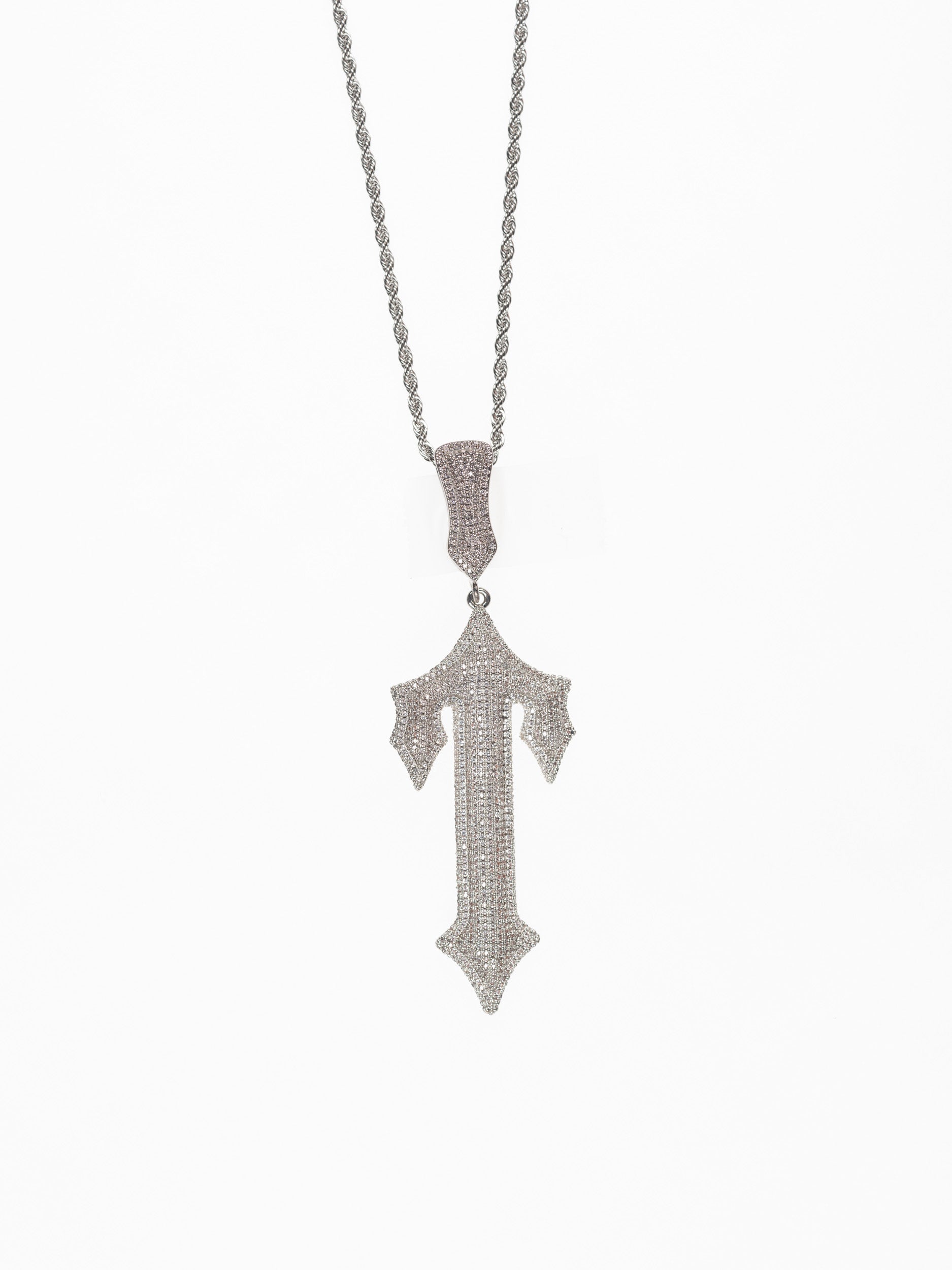 Colgante Big TRAPSTAR - Oro Blanco