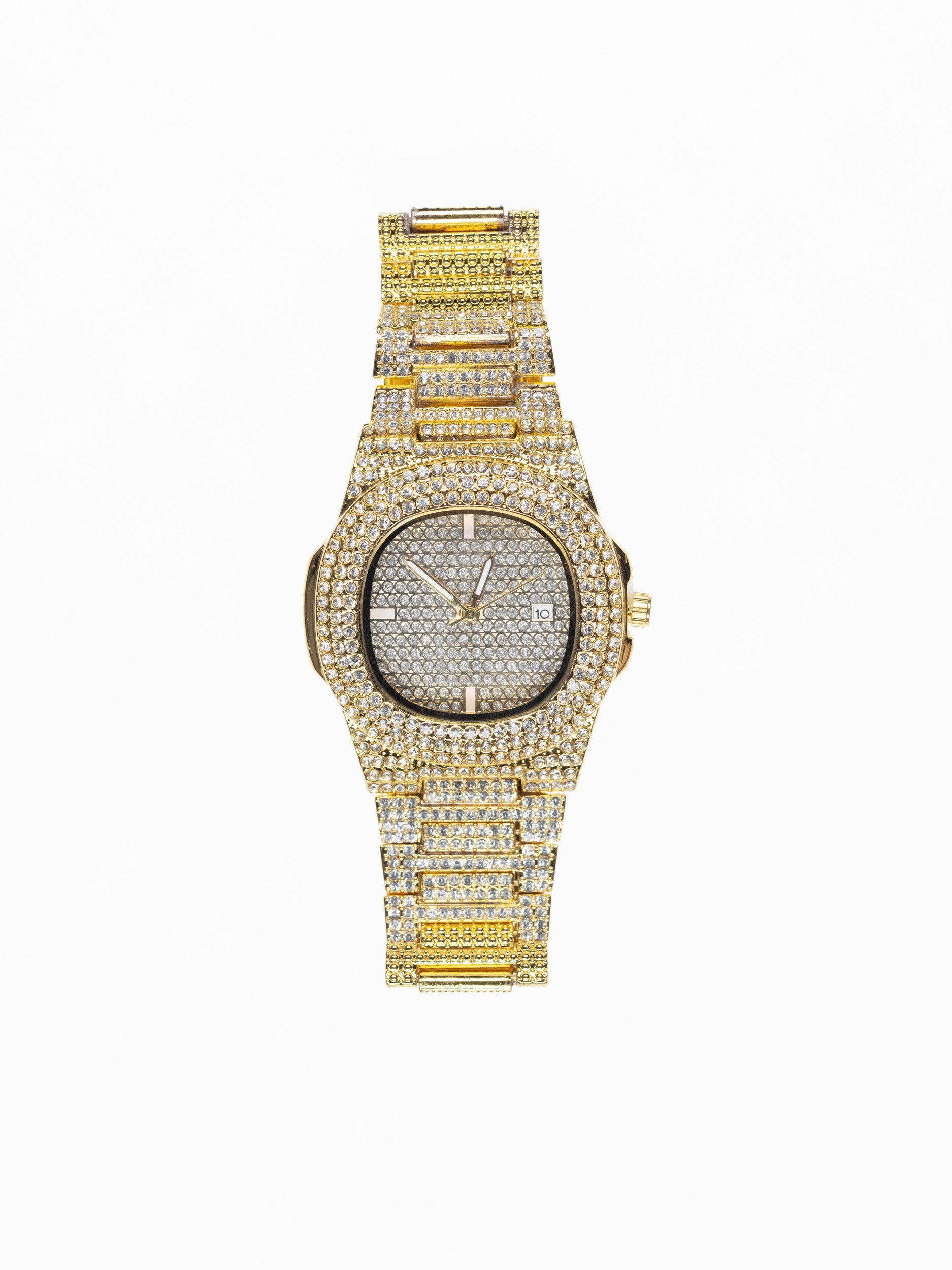 Reloj "Iced Out"- Oro