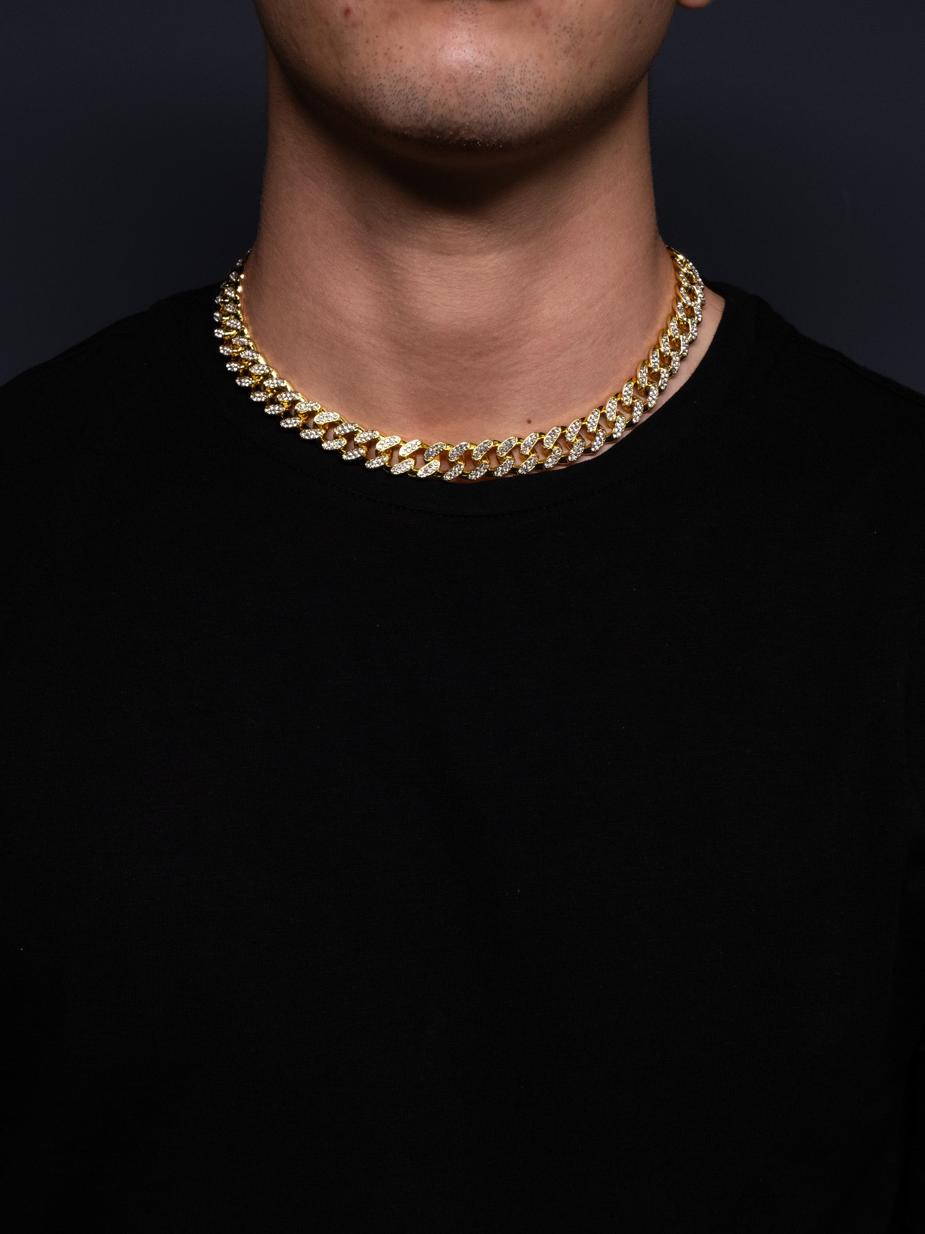 Cadena Cubana 13MM - Oro