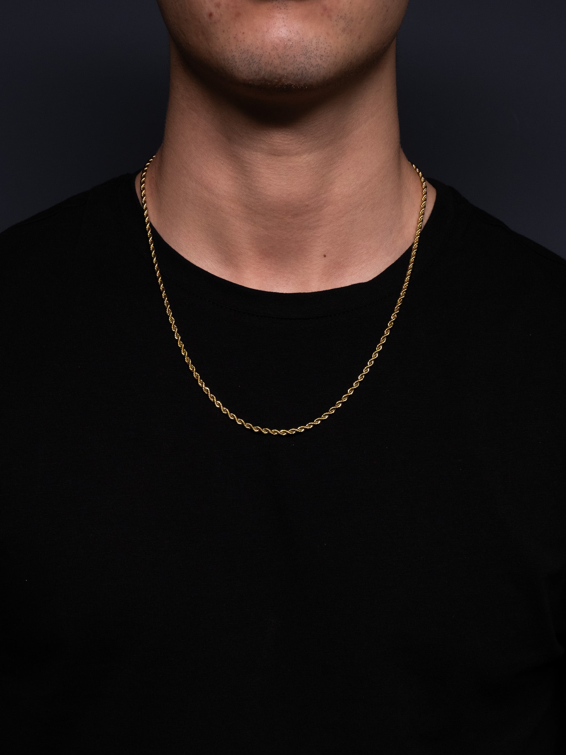 Cordón Salomónico 3MM - Oro