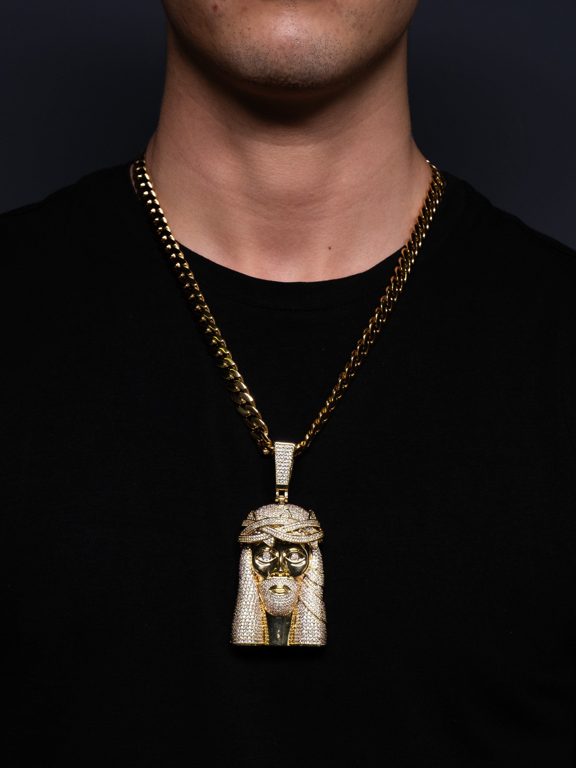 Colgante Jesús XL - Oro