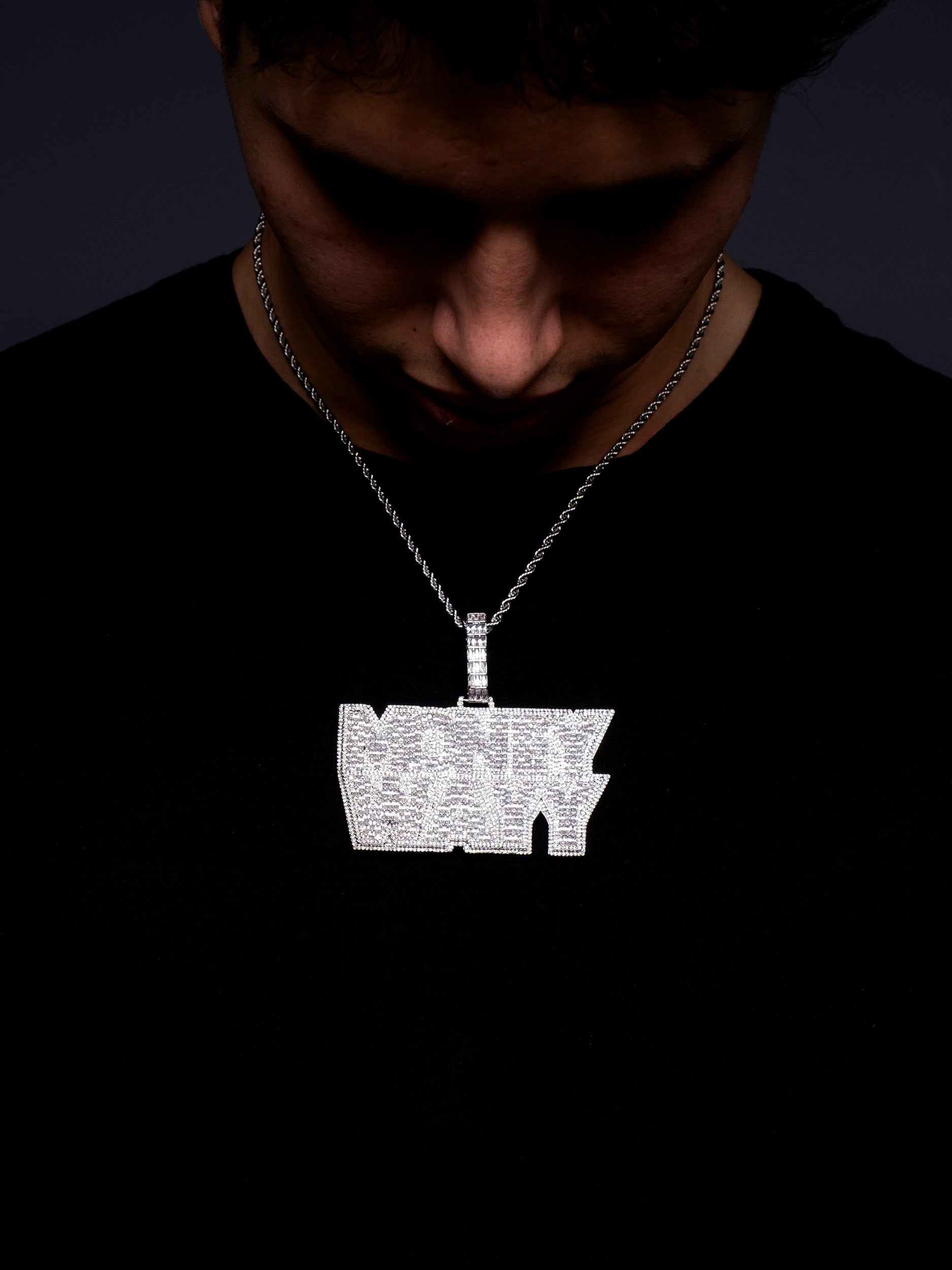Colgante MONEY WAYY - Oro Blanco