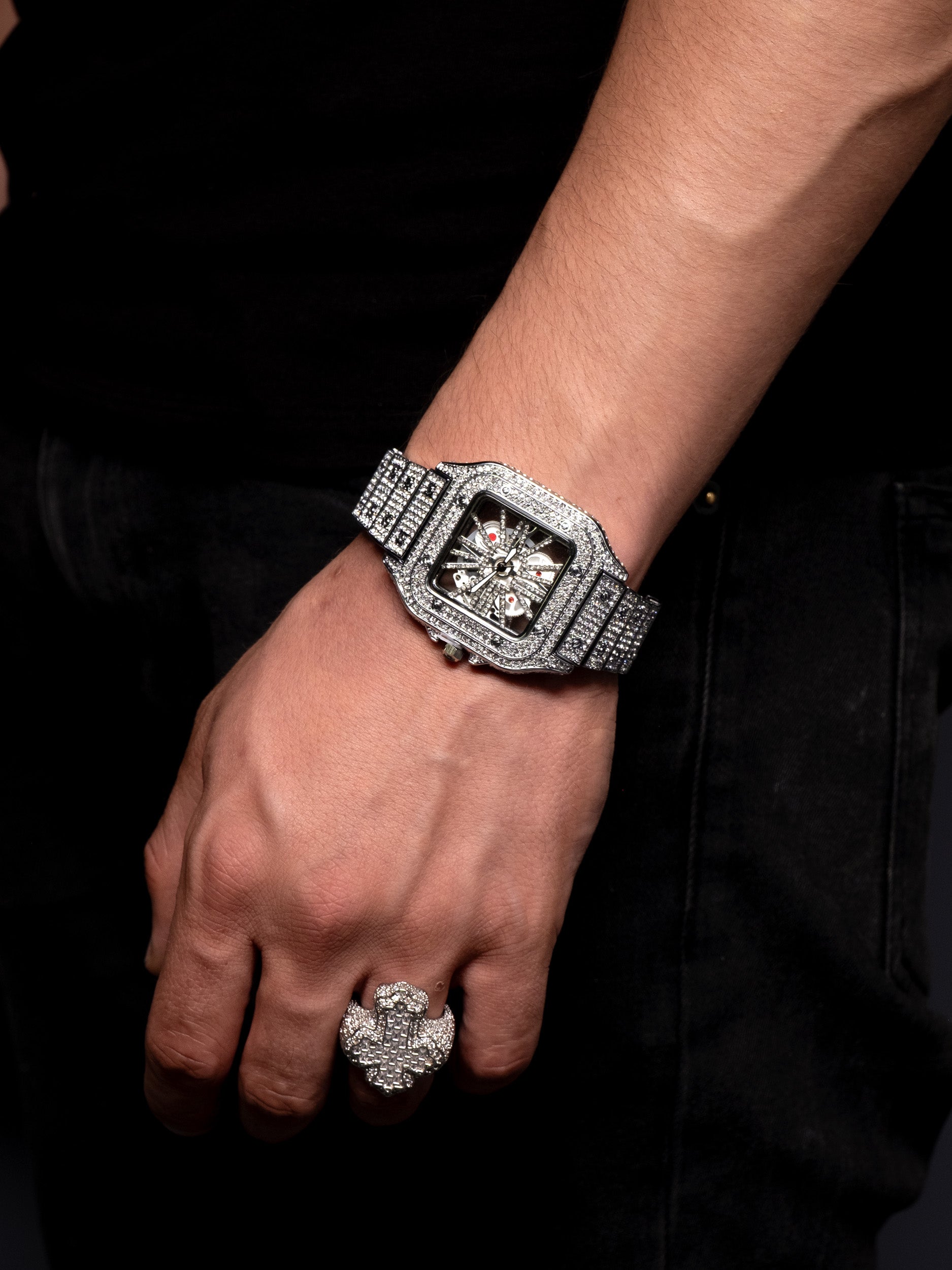 Reloj Squeleton - Oro Blanco