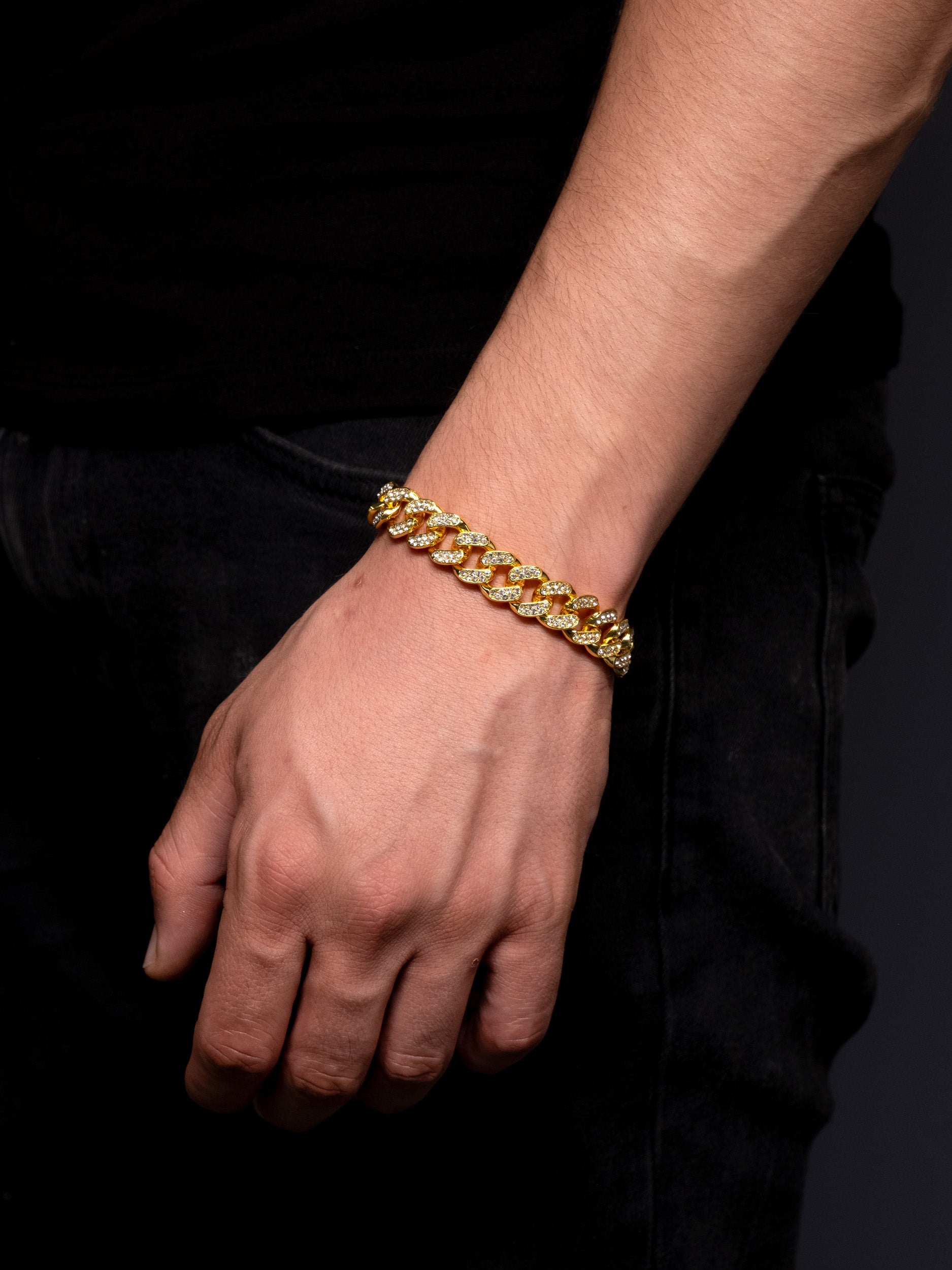 Pulsera Cubana 13mm - Oro