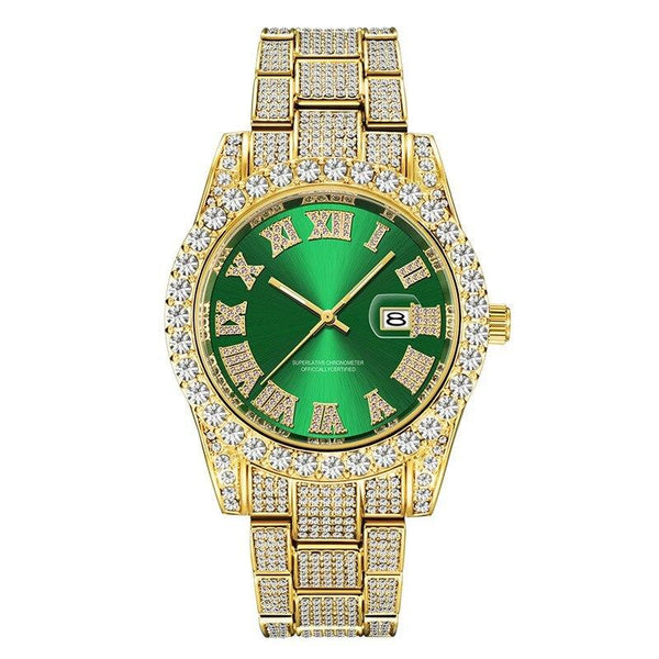 Reloj Business Oro - Verde - PREMIUM