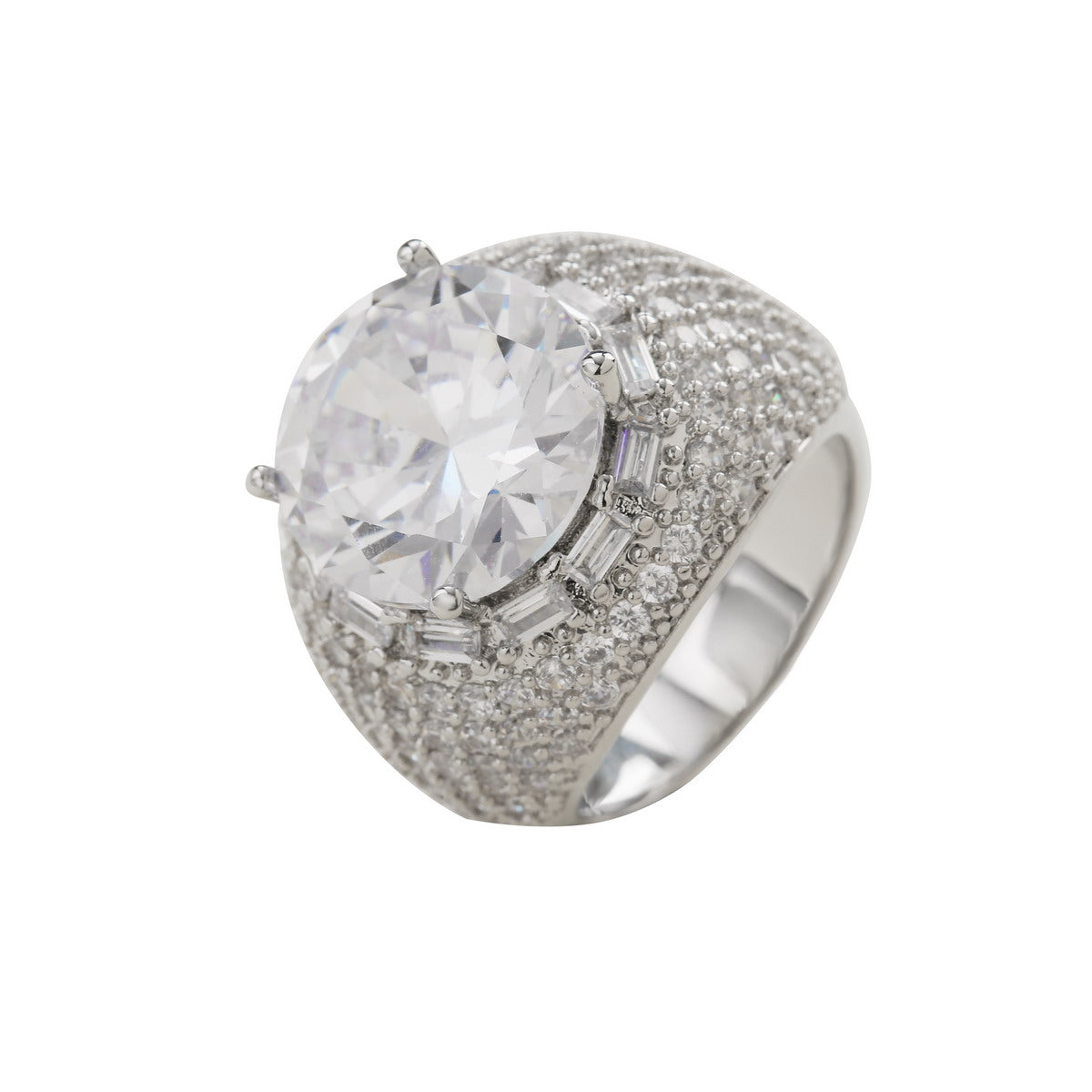 Anillo "Big Gem" Premium 24K