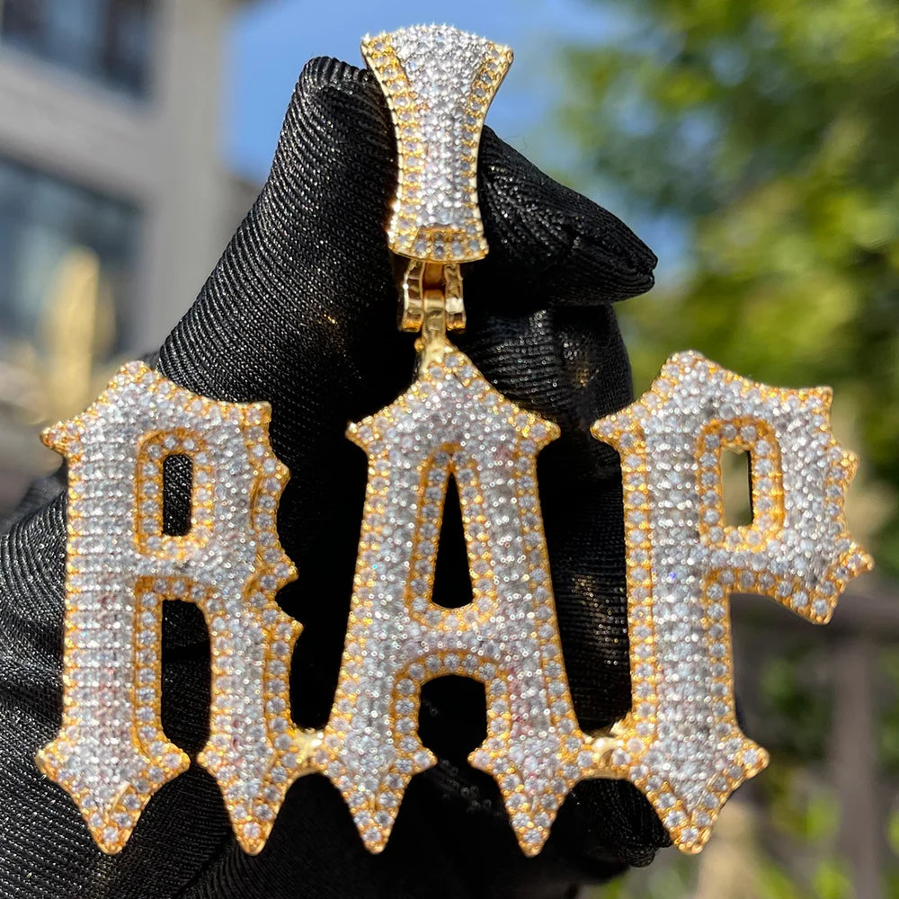 Personalized Pendant "HardStyle" Premium 24K