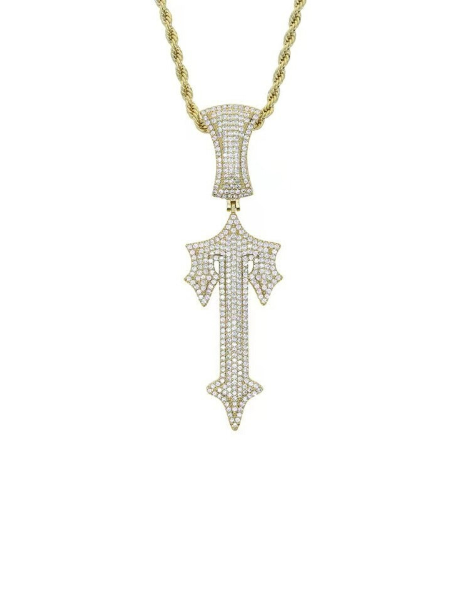 TRAPSTAR Iced Out Premium 24K Pendant
