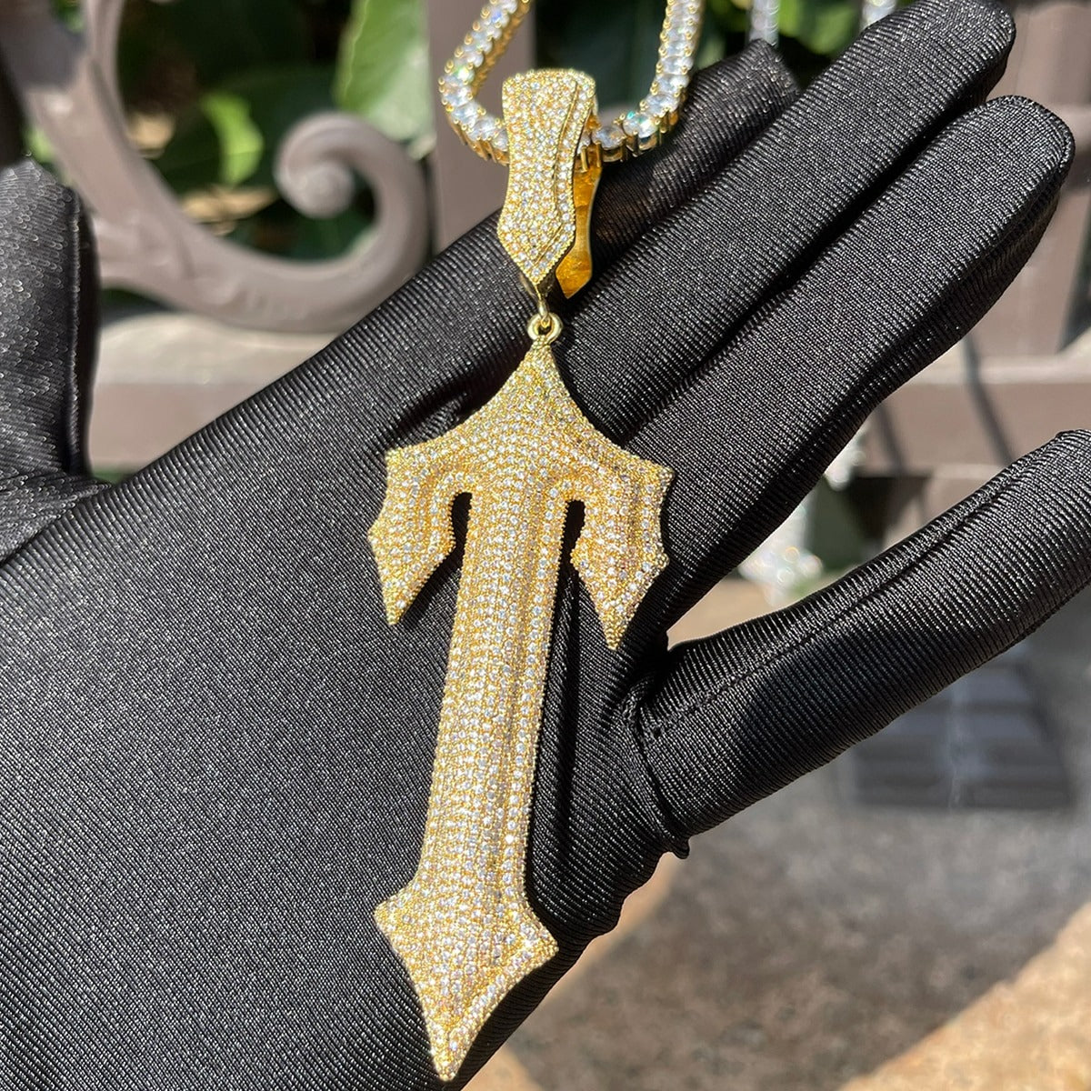 Colgante Big TRAPSTAR 24K Iced Out