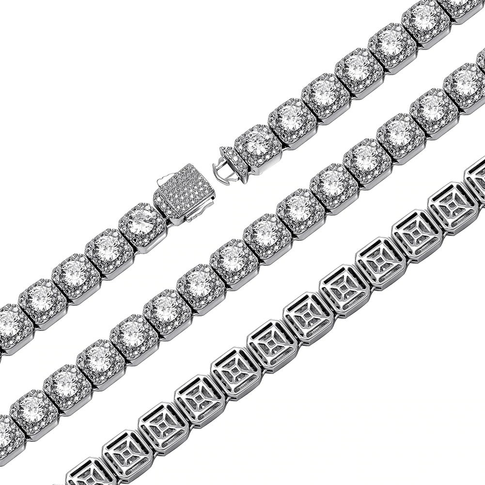9mm Tennis Necklace - EXCLUSIVE 24K