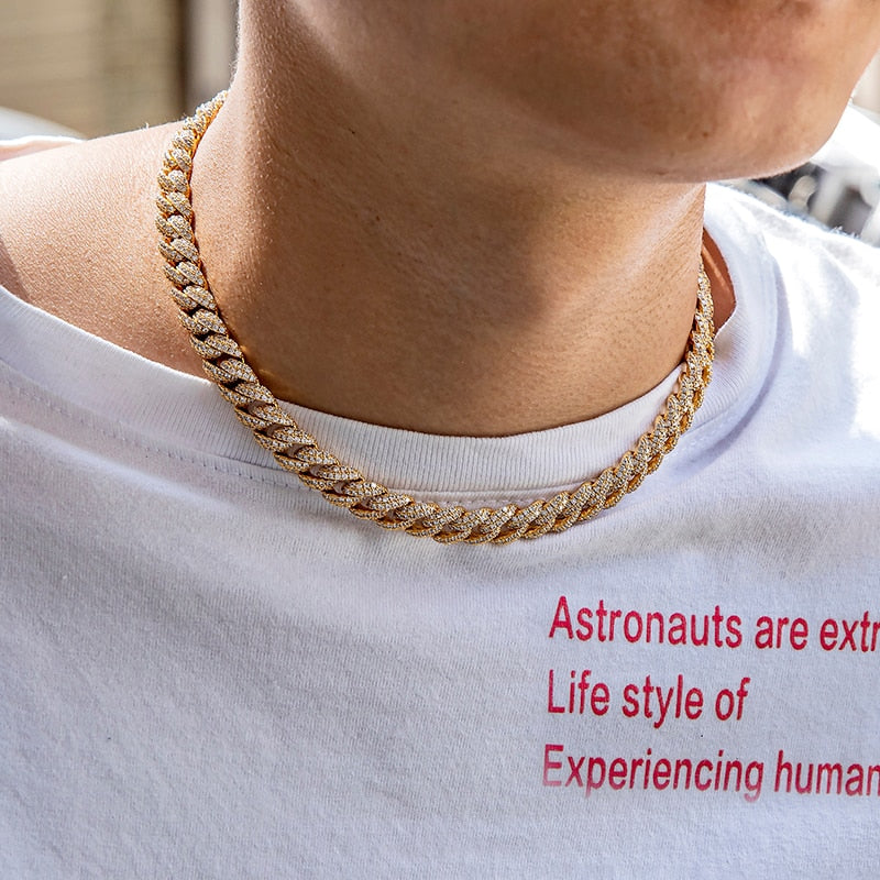 Iced Out 10mm Premium 24K Cuban Chain