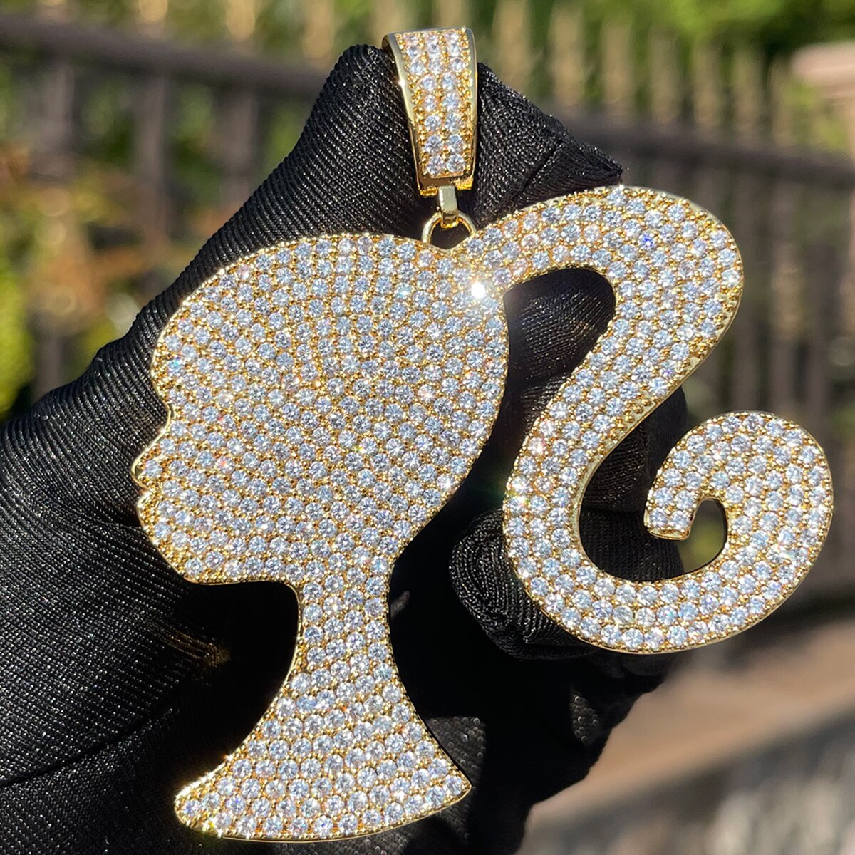 Gyal Iced Out Premium 24K Pendant