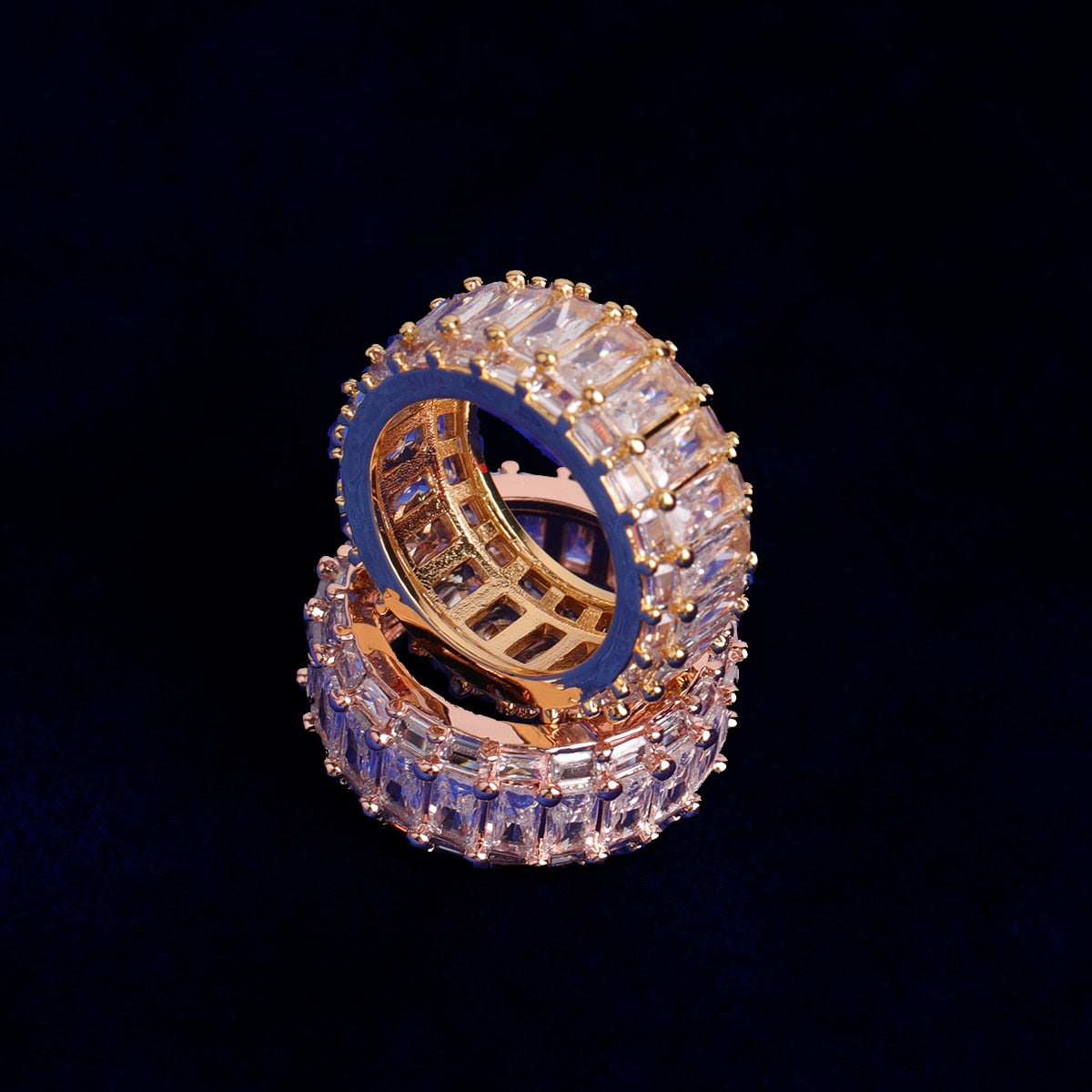 Baguette III Premium 24K Ring