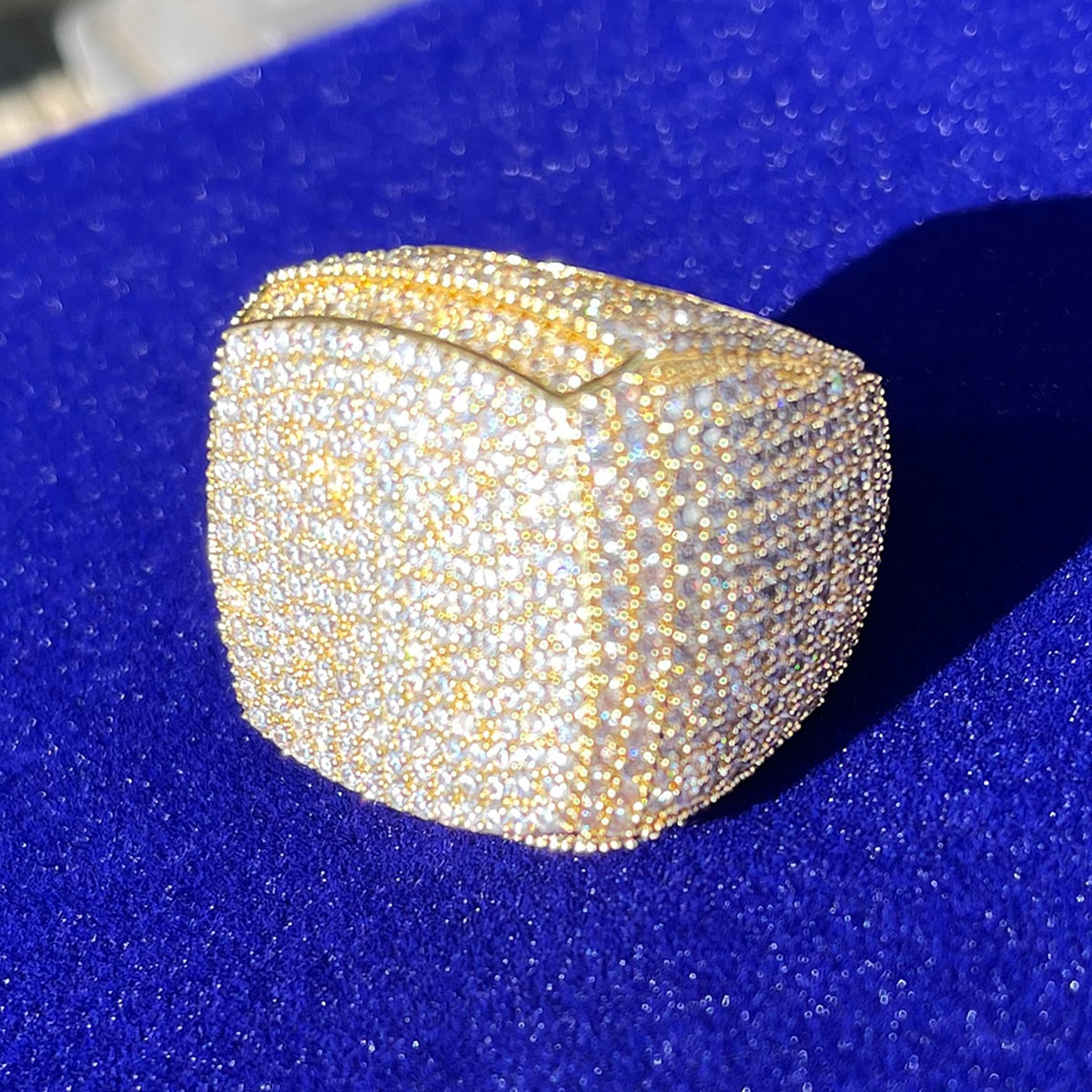 Full Iced Out XL Premium 24K Ring