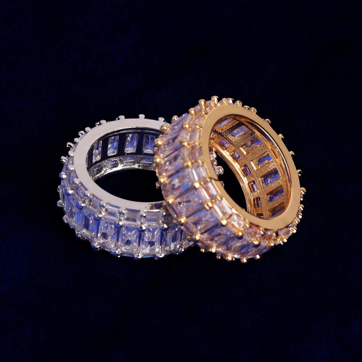 Baguette III Premium 24K Ring