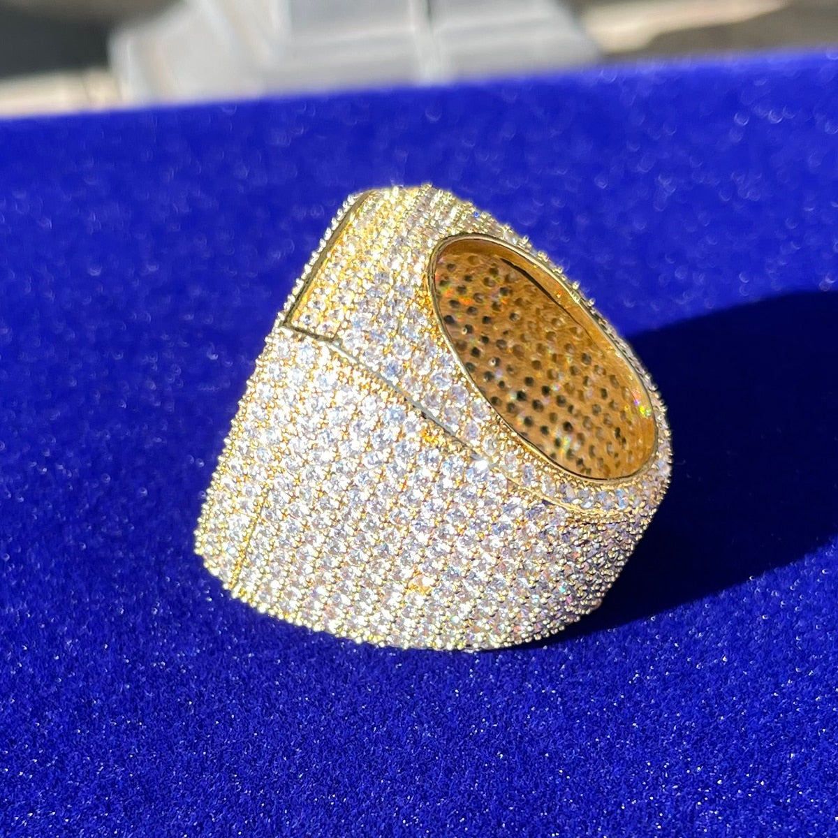 Full Iced Out XL Premium 24K Ring