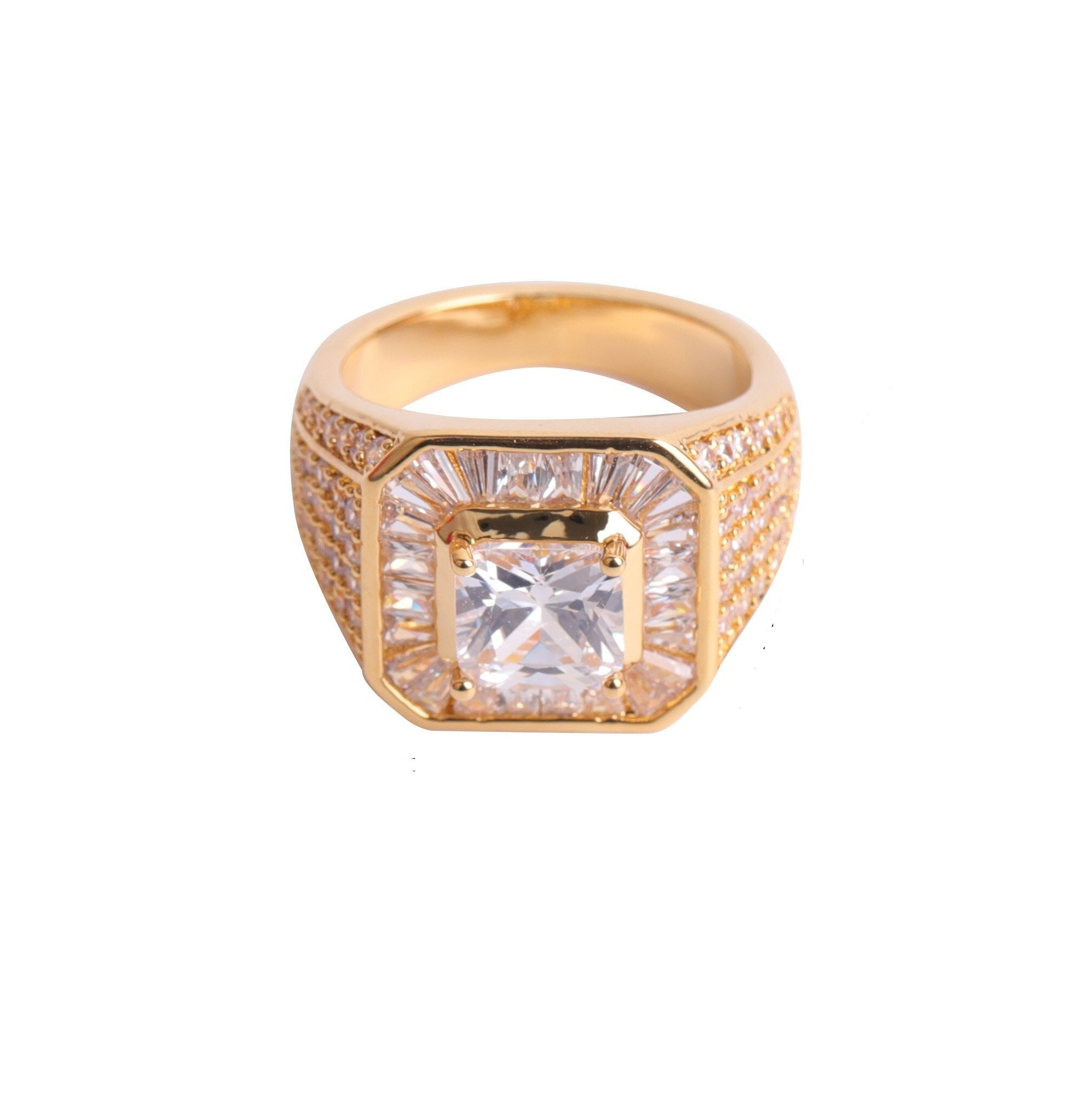 24K Premium "Big Gem" Ring