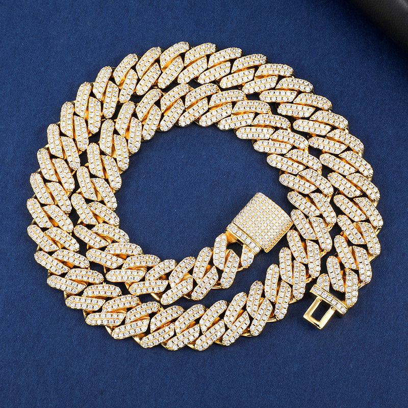 PREMIUM 12mm Cuban Chain - 24K Gold