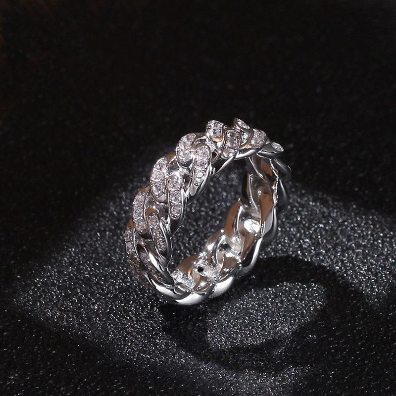 Anillo Eslabones Cubanos