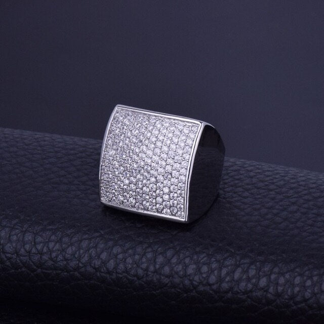 Full Iced 18K Ring