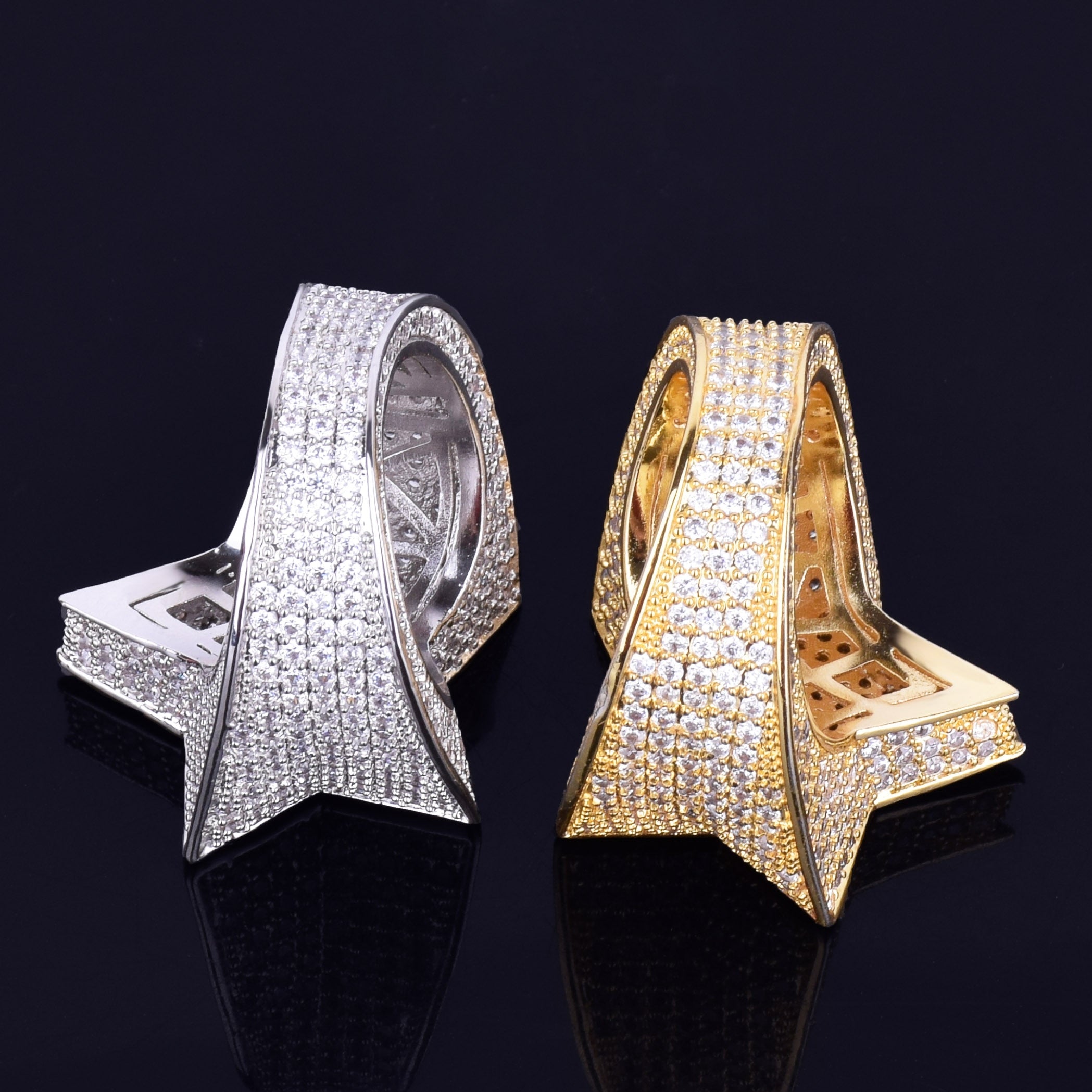 Star Ring - Diamond Star 18K