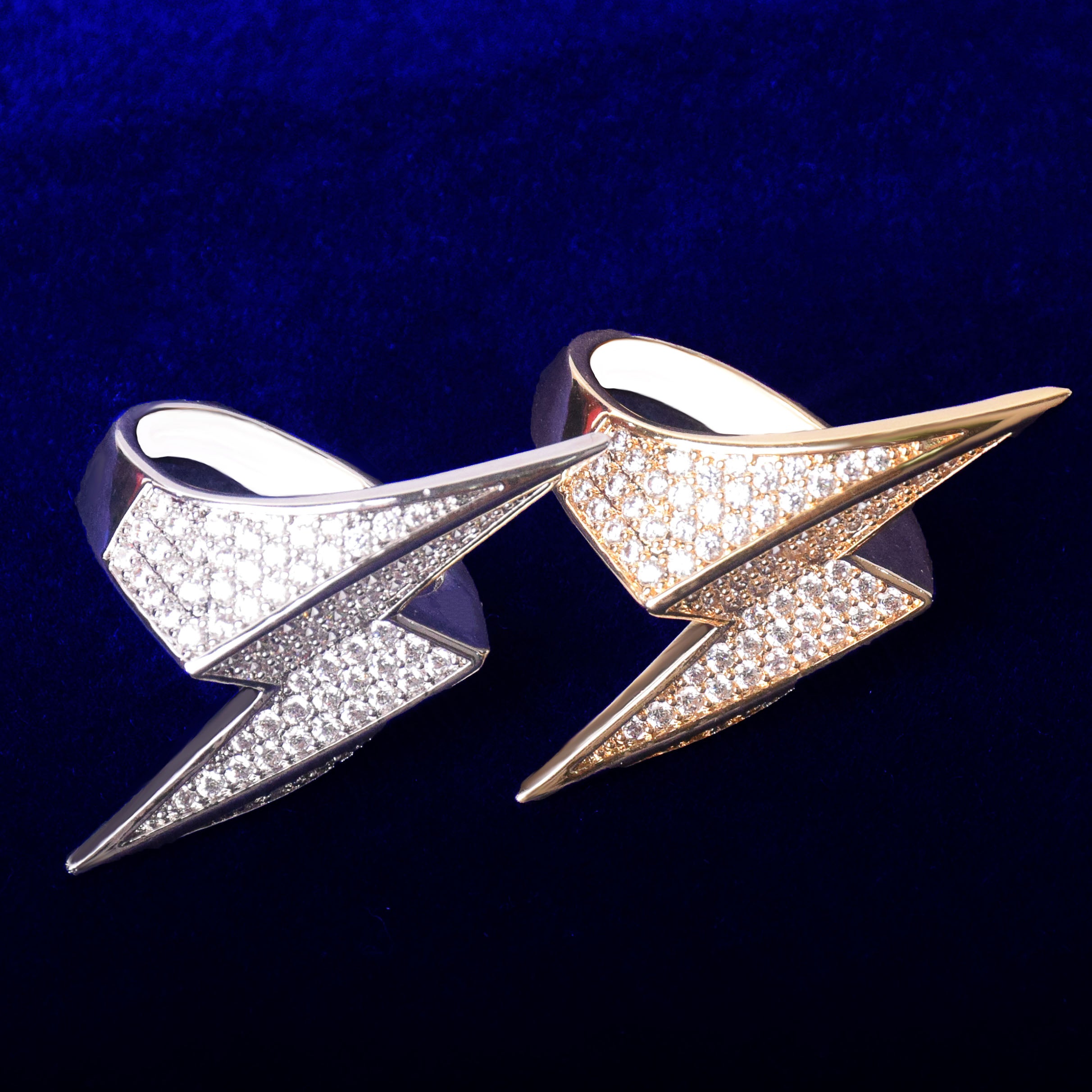 Diamond Beam Ring 18K