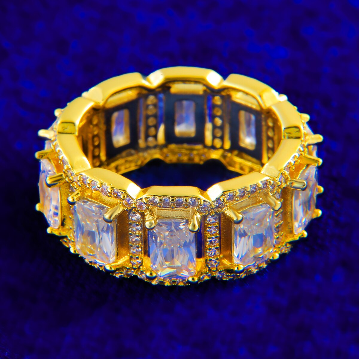 Anillo Diamonds in Row 24K