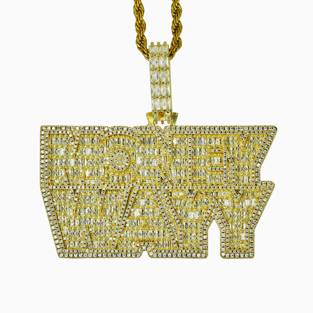 TRAPSTAR Iced Out Premium 24K Pendant