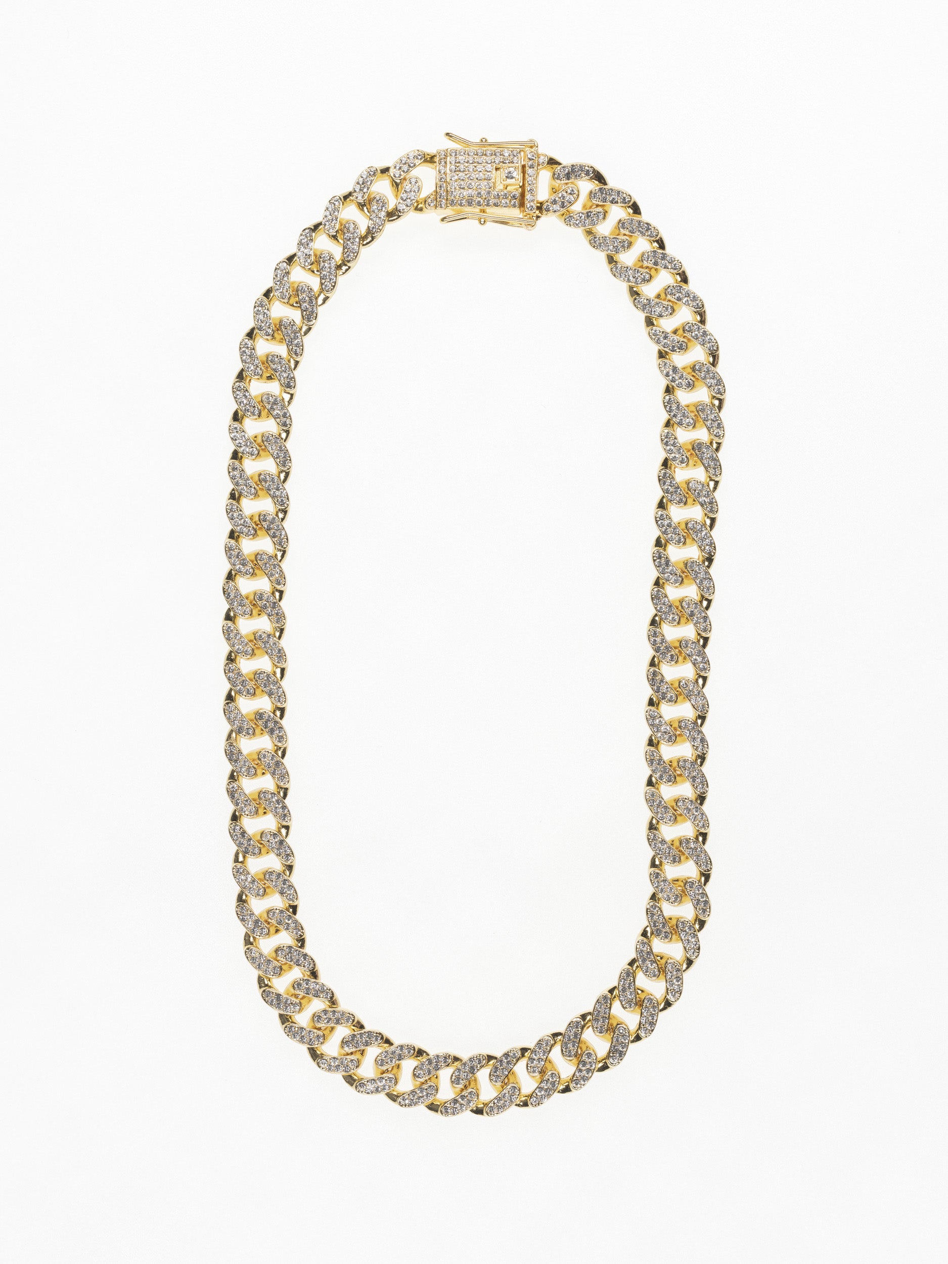 Cadena Cubana 13MM - Oro