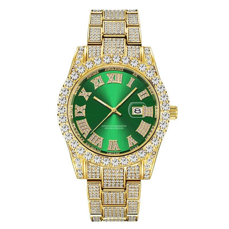 Reloj Business Oro - Verde - PREMIUM