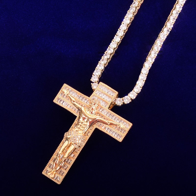 Colgante JESÚS Crucificado Oro 18K