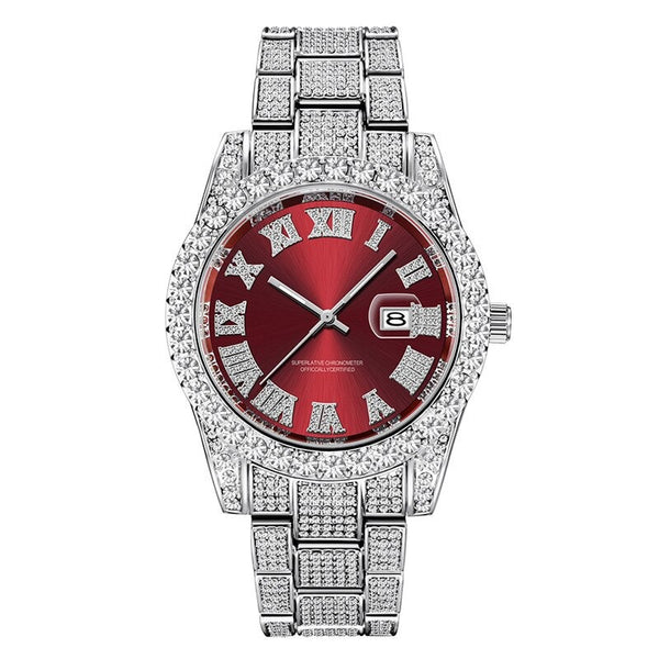 Reloj Business Oro Blanco - Rojo - PREMIUM