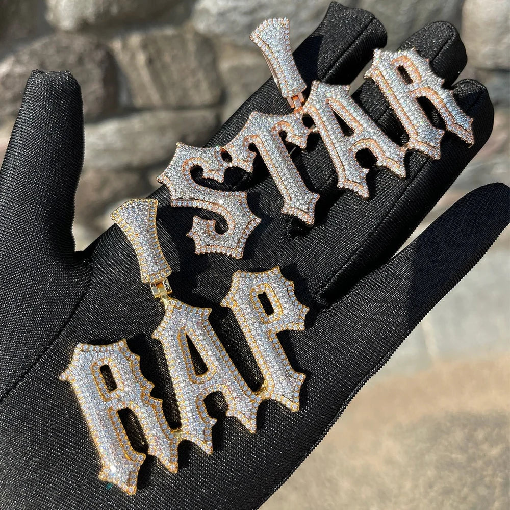 Personalized Pendant "HardStyle" Premium 24K