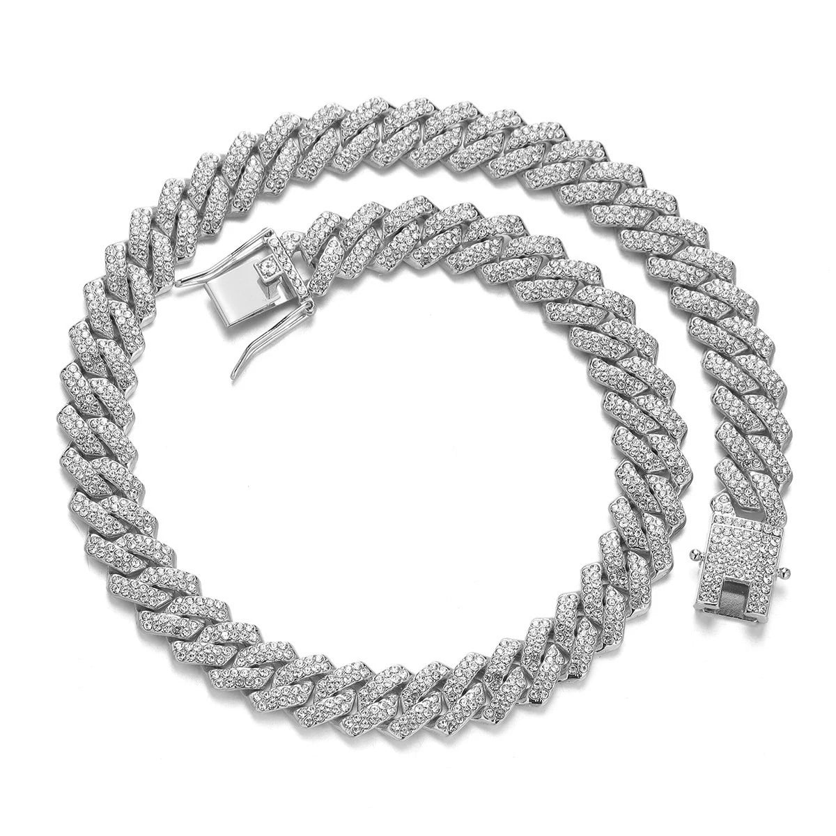 Cuban Chain Prong Z ICED OUT 13.5MM 