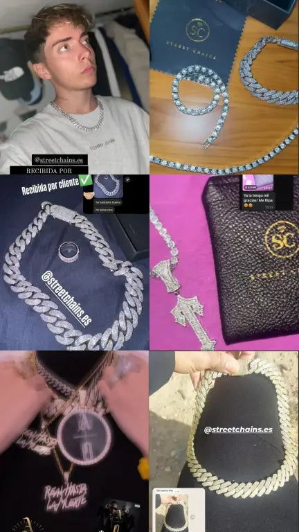 Opiniones y reseñas de clientes de Street Chains en foto para que los nuevos clientes vean que Street Chains no es una estafa.