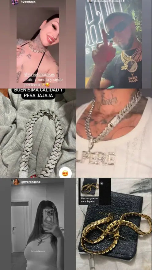 Opiniones y reseñas de clientes de Street Chains en foto para que los nuevos clientes vean que Street Chains no es una estafa.