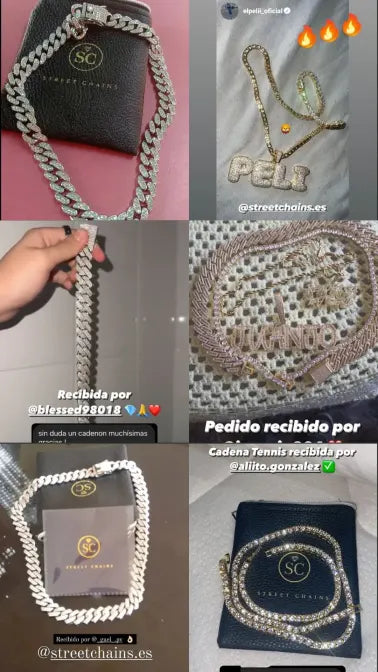 Opiniones y reseñas de clientes de Street Chains en foto para que los nuevos clientes vean que Street Chains no es una estafa.