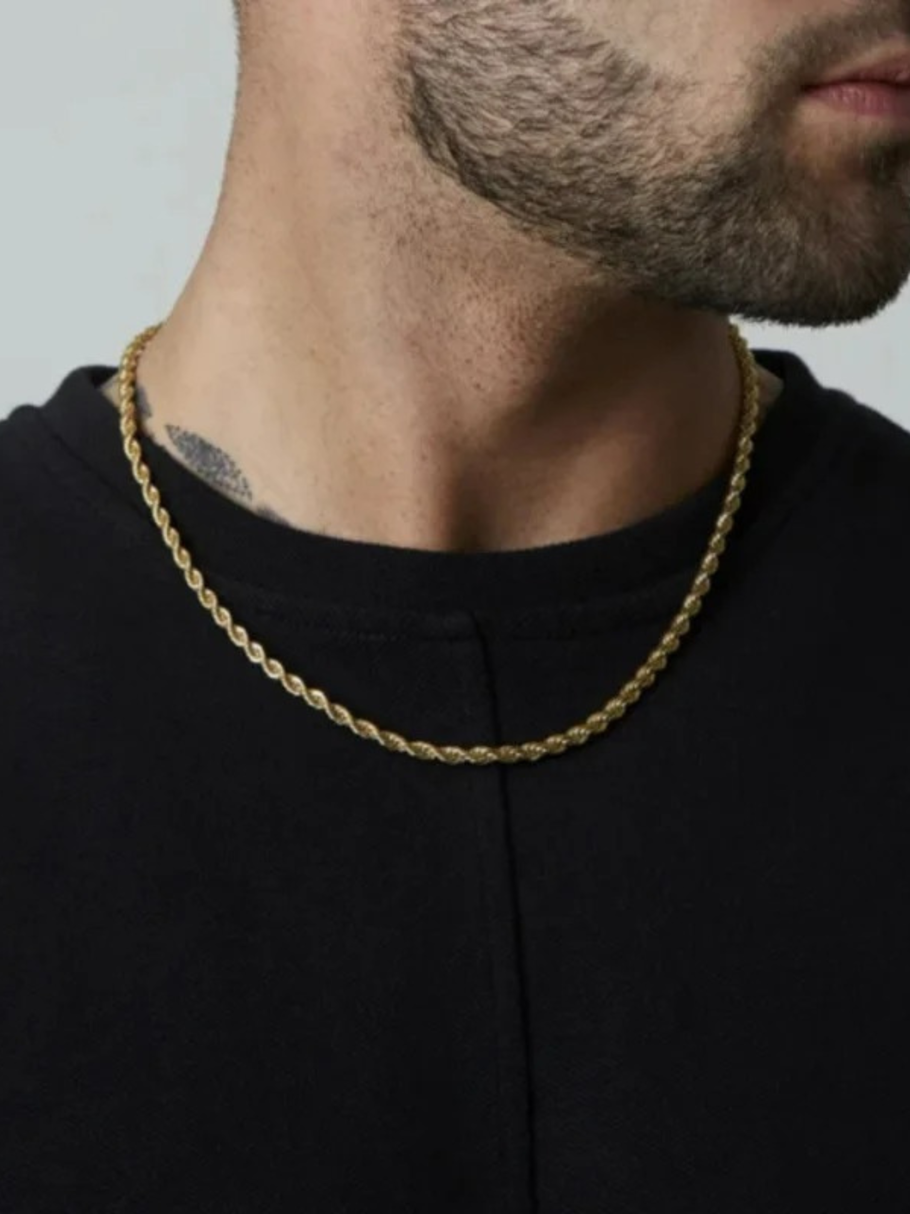 Cordón Salomónico 5MM - Oro