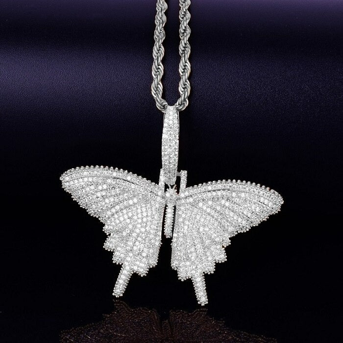 Colgante "Butterfly" 18K Iced Out