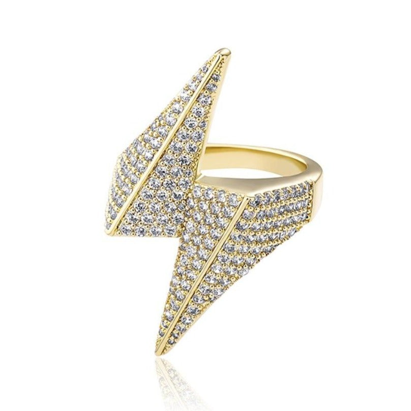 Diamond Beam Ring 18K