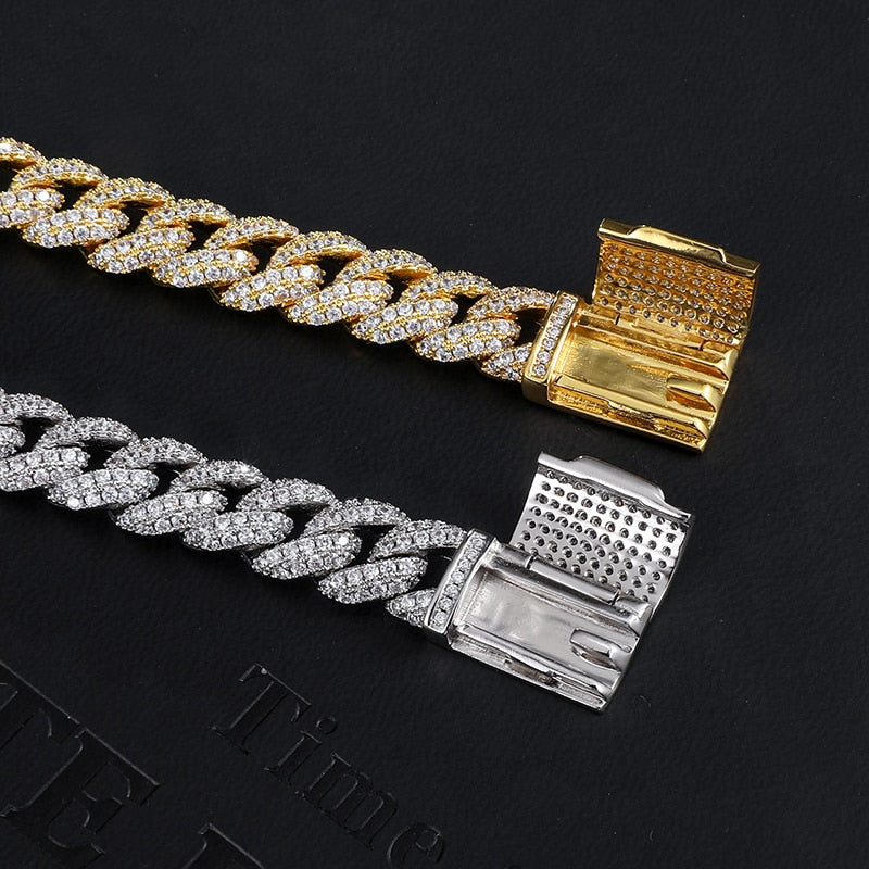 Iced Out 10mm Premium 24K Cuban Chain