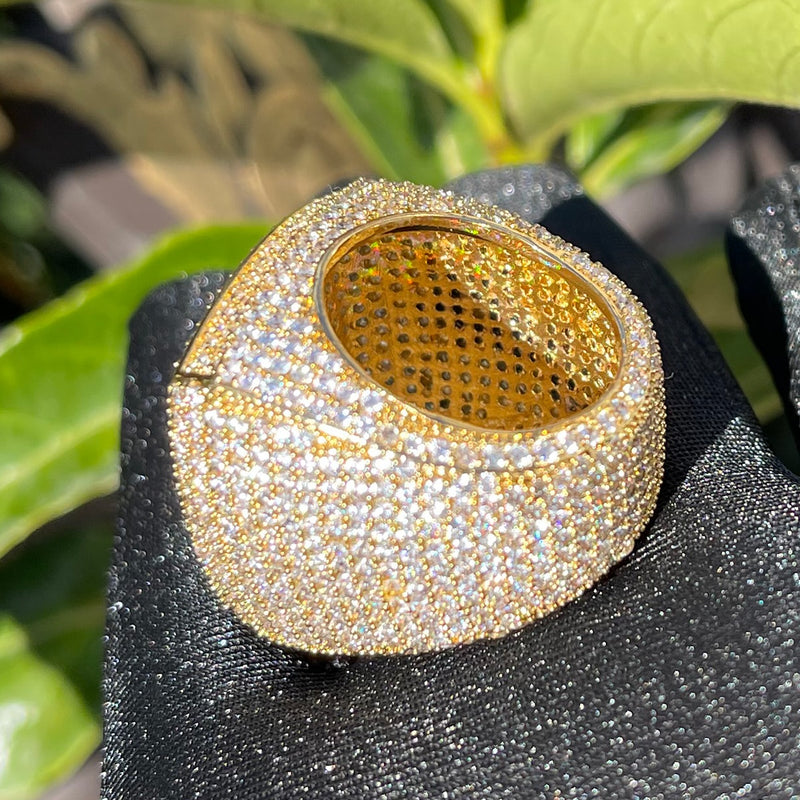 Anillo Full Iced Out XL Premium 24K