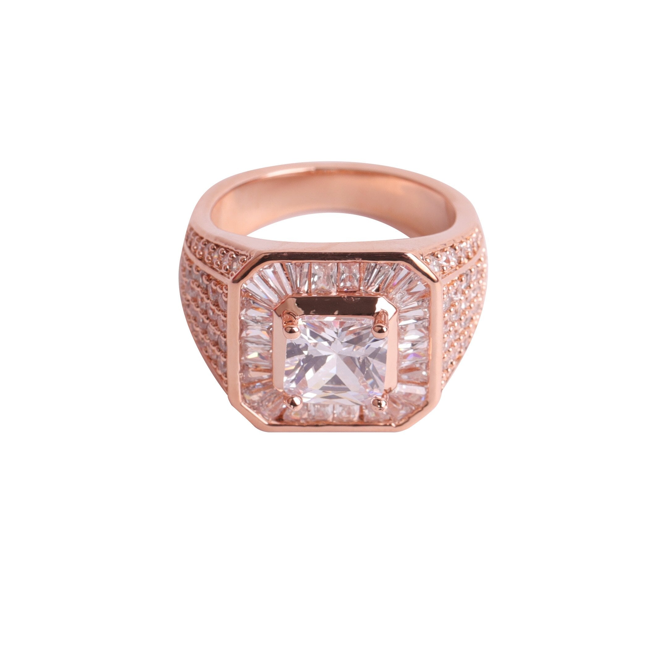 24K Premium "Big Gem" Ring
