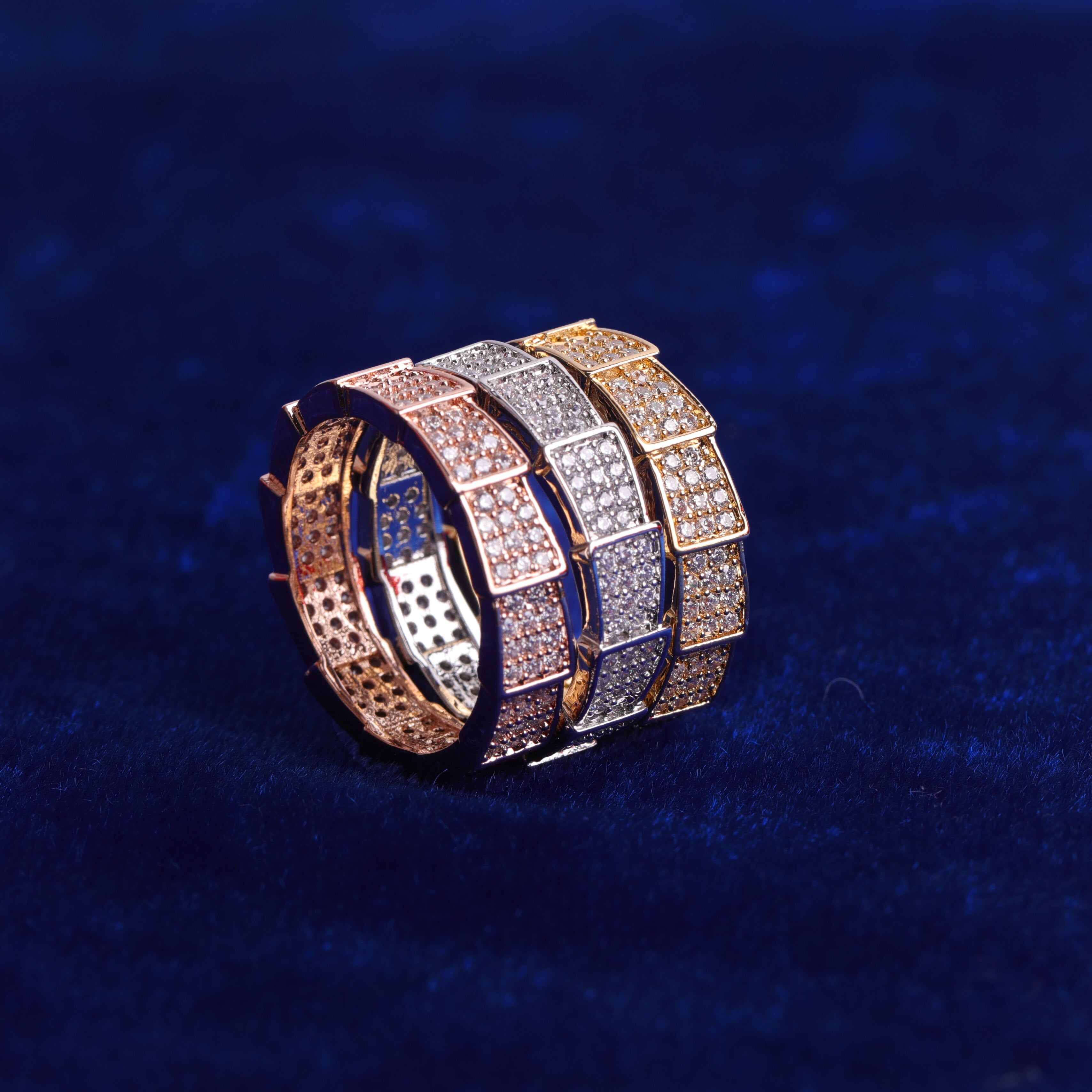 Premium 24K "Layers Prong" Ring
