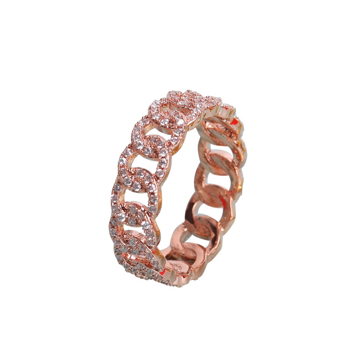 "Icy Cuban" Premium 24K Ring