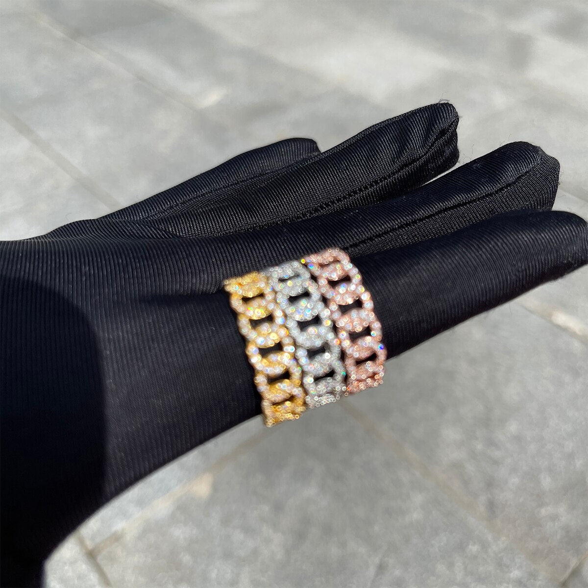 "Icy Cuban" Premium 24K Ring