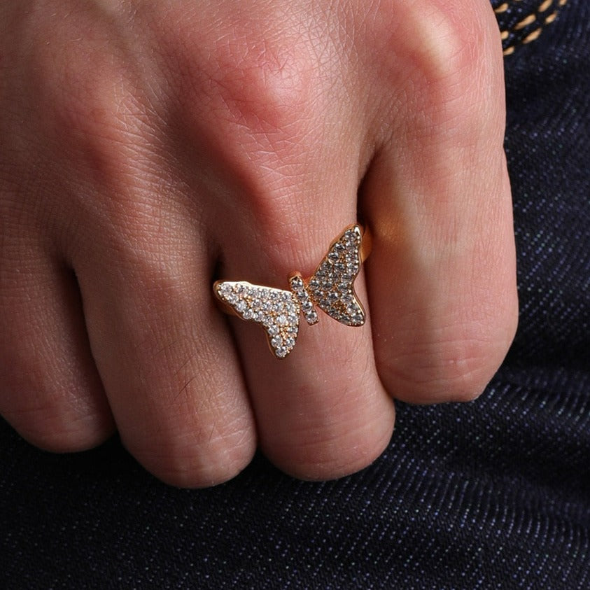 Butterfly Premium 24K Ring