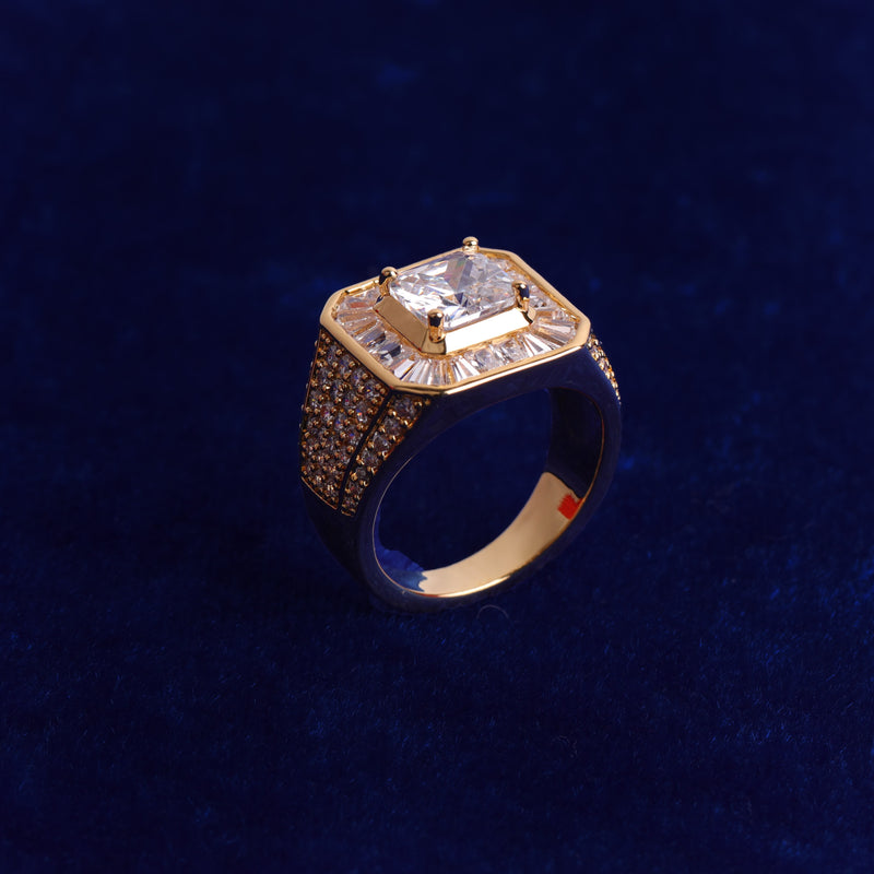 Anillo "Big Gem" Premium 24K